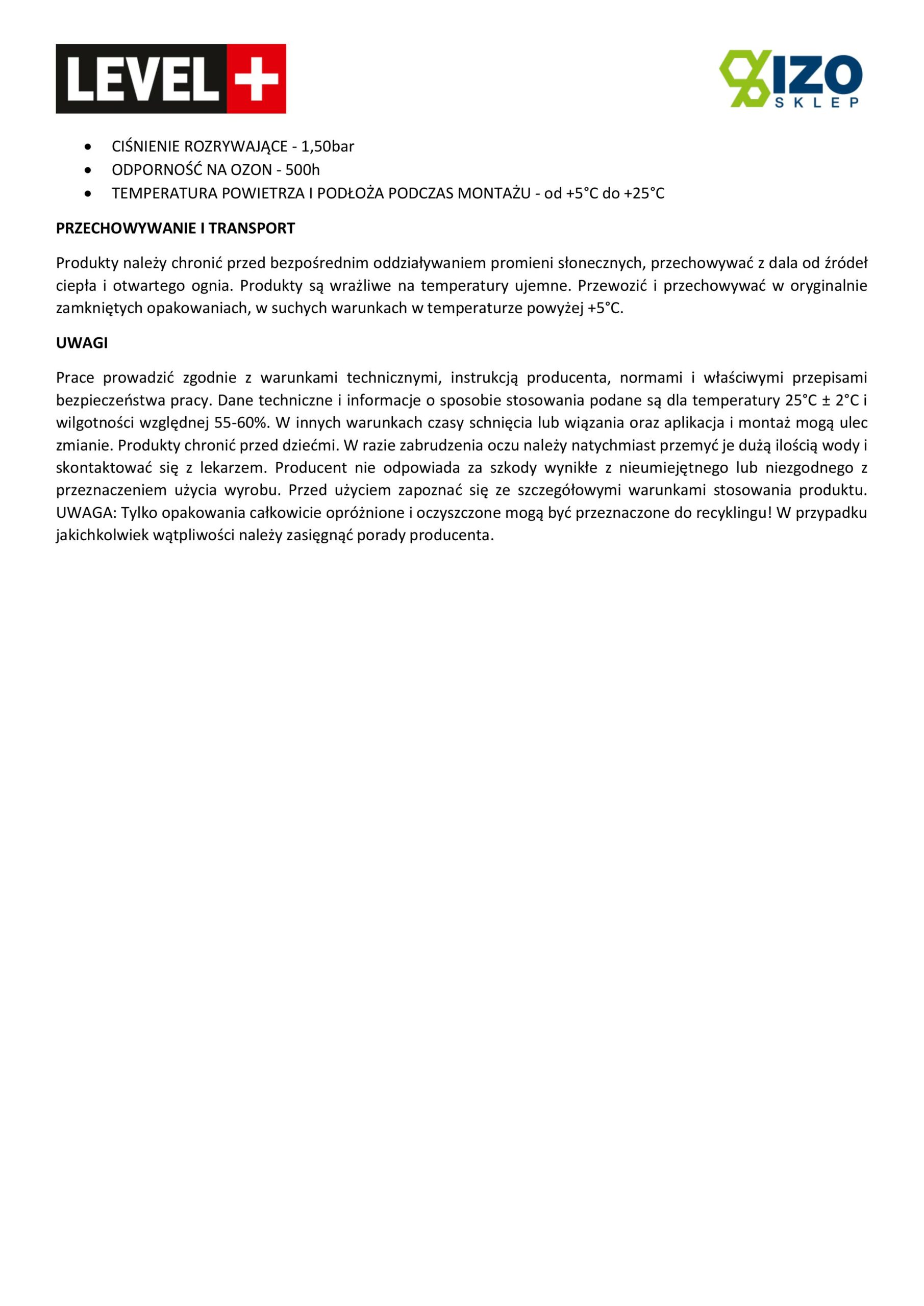 Zestaw do Hydroizolacji Taśma B04-5mb, Narożniki-4szt, - LEVEL+ SETB18 - obrazek 13