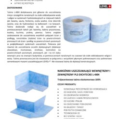 Zestaw do Hydroizolacji Taśma B04-10mb, Narożniki-4szt, - LEVEL+ SETB19