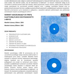 Zestaw do Hydroizolacji Taśma B04-20mb, Narożniki-6szt, Mankiety 3szt, - LEVEL+ SETB3