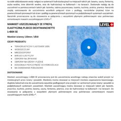 Zestaw do Hydroizolacji Taśma B04-10mb, Narożniki-1szt, Mankiety 2szt, - LEVEL+ SETB6