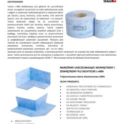 Zestaw do Hydroizolacji Taśma B04-10mb, B05-2m, Narożniki-2szt, Mankiety 2szt, - LEVEL+ SETB7