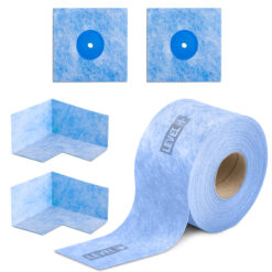 Zestaw do Hydroizolacji Taśma B04-5mb, Narożniki-2szt, Mankiety 2szt, - LEVEL+ SETB22