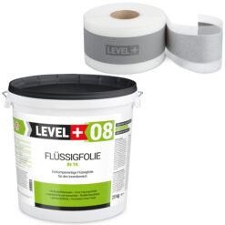 Zestaw do Hydroizolacji Folia w Płynie 20kg Taśma uszczelniająca 20mb - LEVEL+ SET47