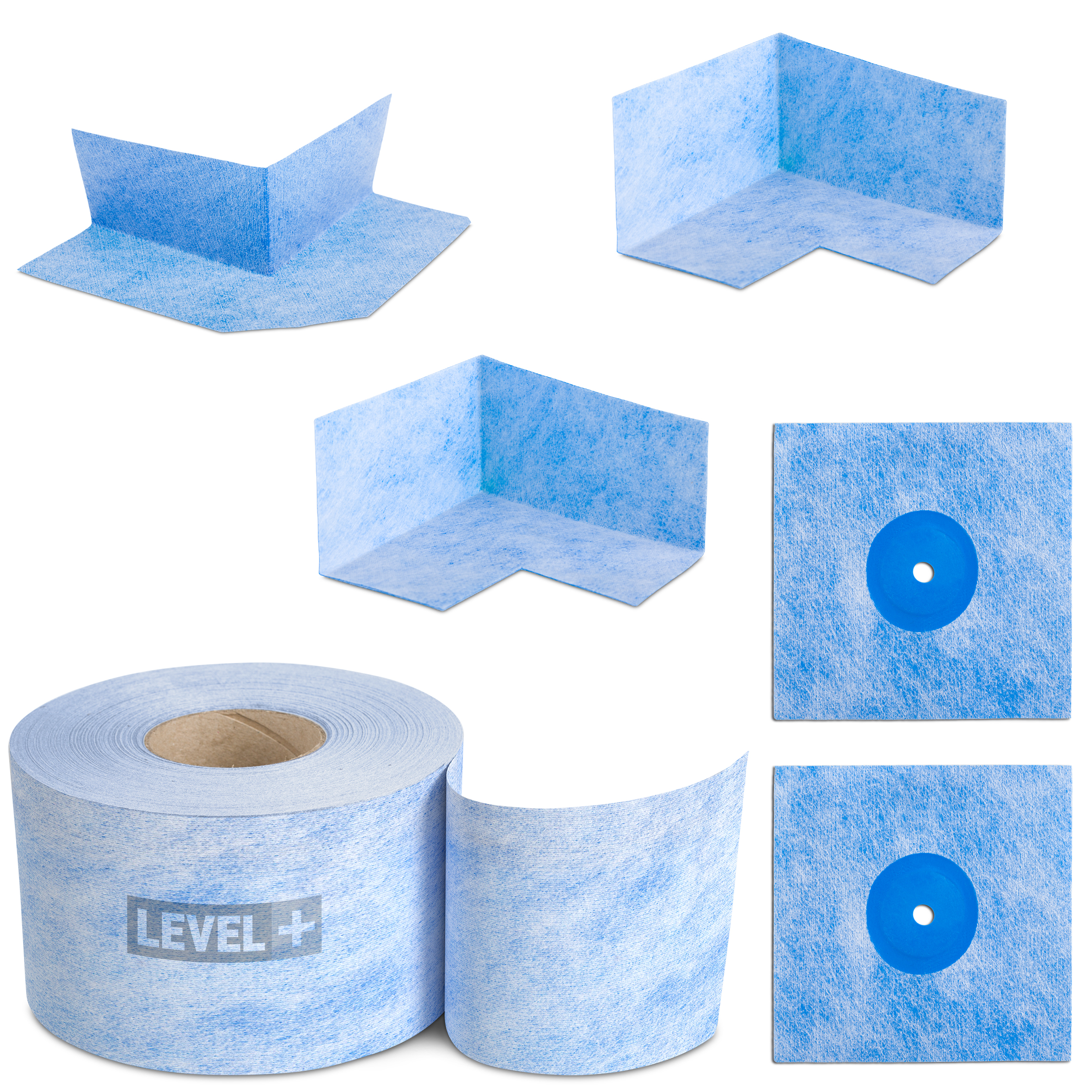 Zestaw do Hydroizolacji Taśma B04-10mb, Narożniki-3szt, Mankiety 2szt, - LEVEL+ SETB4