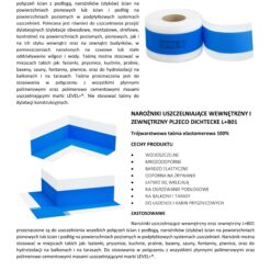 Zestaw do Hydroizolacji Taśma B01-5mb, Narożniki-2szt, Mankiety 2szt, - LEVEL+ SETB9