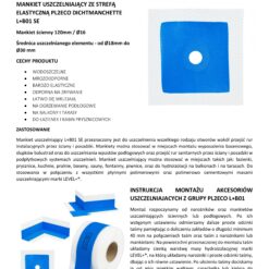 Zestaw do Hydroizolacji Taśma B01-5mb, Narożniki-2szt, Mankiety 2szt, - LEVEL+ SETB9