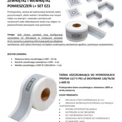 Zestaw do Hydroizolacji Prysznic Taśma Uszczelniająca G05 10mb Narożnik 4szt Mankiet 2szt. - LEVEL+ SETEZ1