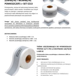 Zestaw do Hydroizolacji Prysznic Taśma Uszczelniająca G05 5mb Narożnik 4szt - LEVEL+ SETEZ13