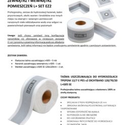 Zestaw do Hydroizolacji Prysznic Taśma Uszczelniająca G05 5mb Narożnik 1szt Mankiet 2szt. - LEVEL+ SETEZ2