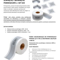 Zestaw do Hydroizolacji Prysznic Taśma Uszczelniająca G05 10mb Narożnik 2szt Mankiet 4szt. - LEVEL+ SETEZ4