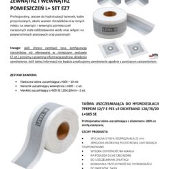 Zestaw do Hydroizolacji Prysznic Taśma Uszczelniająca G05 10mb Narożnik 2szt Mankiet 2szt. - LEVEL+ SETEZ7