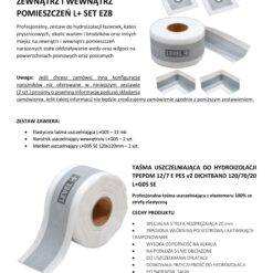 Zestaw do Hydroizolacji Prysznic Taśma Uszczelniająca G05 15mb Narożnik 2szt Mankiet 2szt. - LEVEL+ SETEZ8