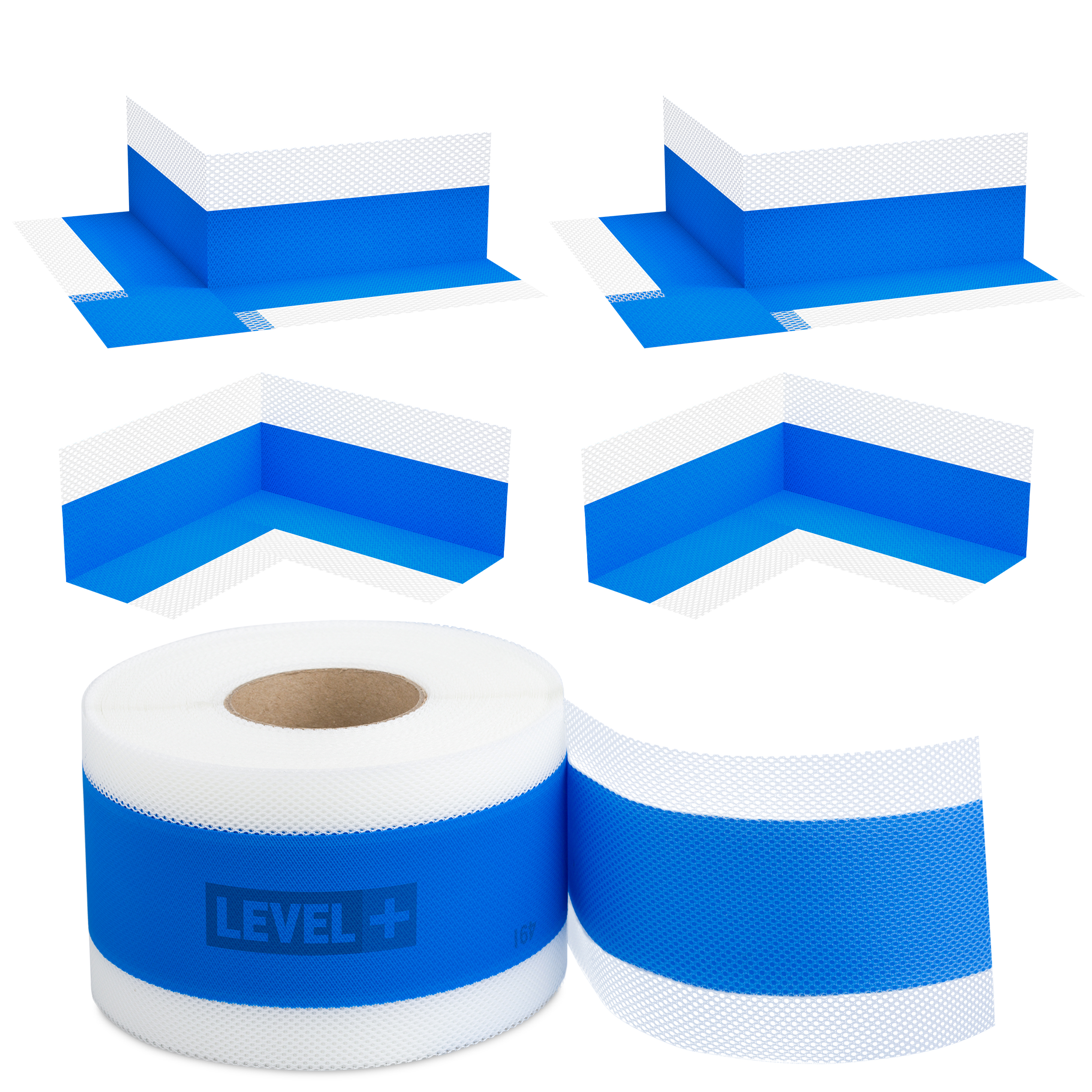 Zestaw do Hydroizolacji Prysznic Taśma Uszczelniająca B01 15mb Narożnik 4 szt - LEVEL+ SETB25