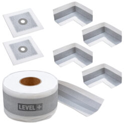 Zestaw do Hydroizolacji Prysznic Taśma Uszczelniająca G05 10mb Narożnik 4szt Mankiet 2szt. - LEVEL+ SETEZ1