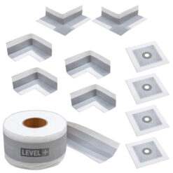 Zestaw do Hydroizolacji Prysznic Taśma Uszczelniająca G05 20mb Narożnik 6szt Mankiet 4szt. - LEVEL+ SETEZ5