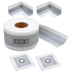 Zestaw do Hydroizolacji Prysznic Taśma Uszczelniająca G05 10mb Narożnik 2szt Mankiet 2szt. - LEVEL+ SETEZ7
