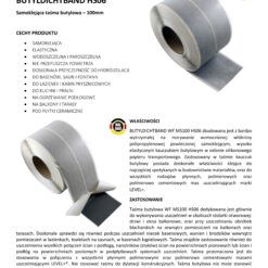 Taśma Butylowa do Hydroizolacji Taśma Samoklejąca - 5mb Hydroizolacja Wanna Brodzik Prysznic Balkon Taras HALBAU HS06