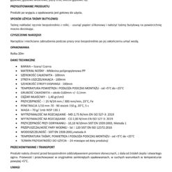 Taśma Butylowa do Hydroizolacji Taśma Samoklejąca - 5mb Hydroizolacja Wanna Brodzik Prysznic Balkon Taras HALBAU HS06