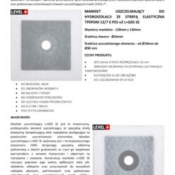 Zestaw do Hydroizolacji Folia w płynie 12kg Taśma 15mb Grunt 2L Mankiety Narożniki Łazienka LEVEL+ SET522