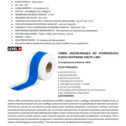 Zestaw do Hydroizolacji Folia w Płynie 12kg Taśma uszczelniająca niebieska 10mb - LEVEL+ SET105B1