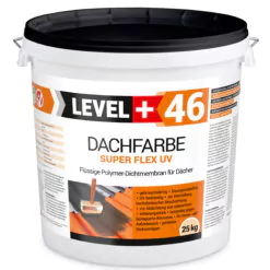Farba Dachowa Elastyczna 25KG Antracyt Płynna Folia Dachowa LEVEL+ L+46