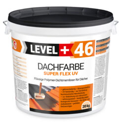 Farba Dachowa Elastyczna 20KG Ceglasta Płynna Folia Dachowa LEVEL+ L+46