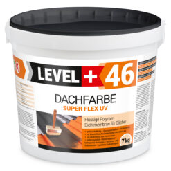 Farba Dachowa Elastyczna 7KG Szara Płynna Folia Dachowa LEVEL+ L+46