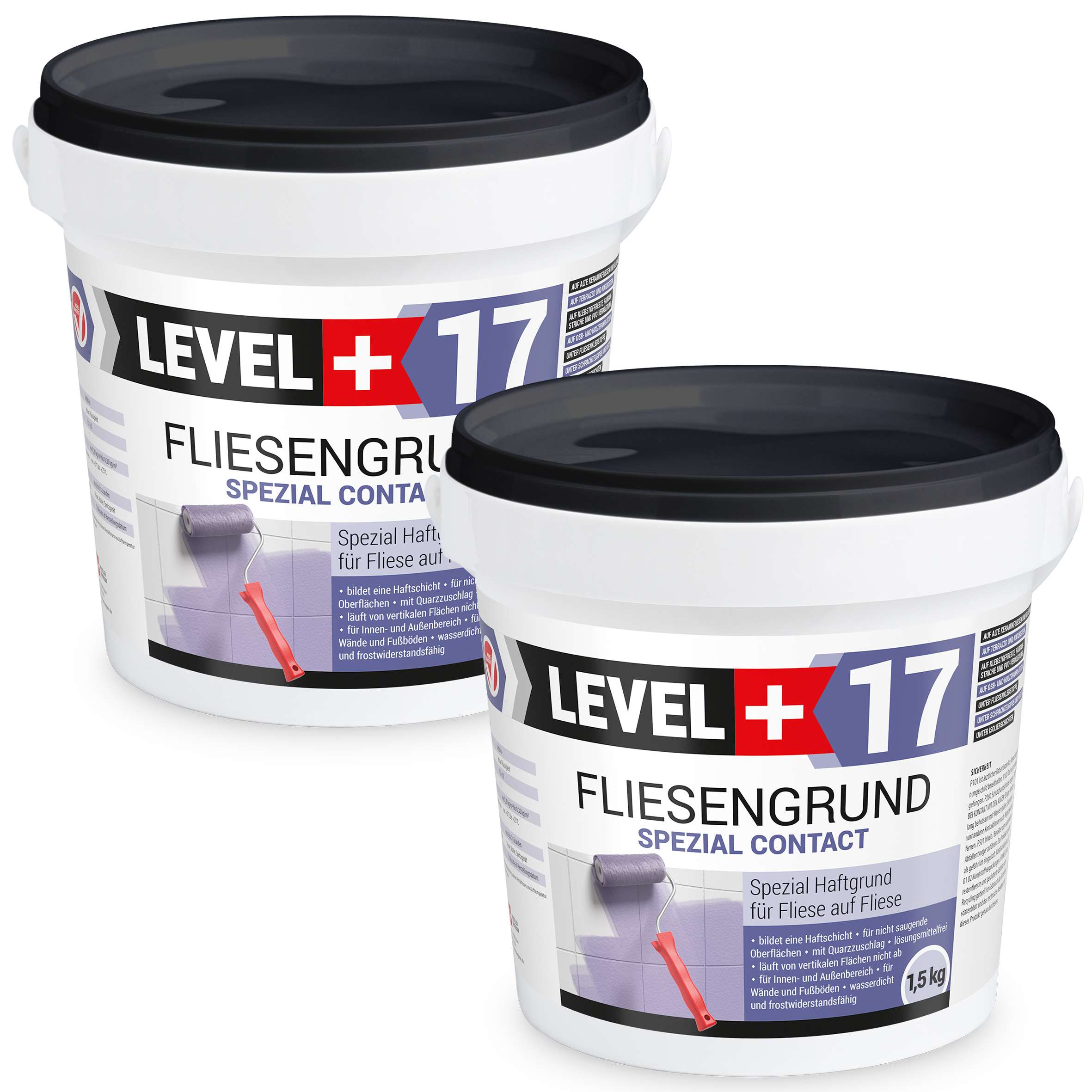 Grunt na płytki ceramiczne LEVEL+ 3KG płytka na płytkę OSB FLIESENGRUND L+17