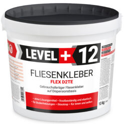 Gotowy Klej do Płytek 10KG Biały Dyspersyjny Klej do Płytek do Glazury Terakoty LEVEL+ L+12