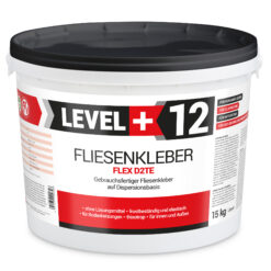 Gotowy Klej do Płytek 15KG Biały Dyspersyjny Klej do Płytek do Glazury Terakoty LEVEL+ L+12