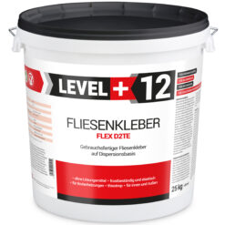Gotowy Klej do Płytek 25KG Biały Dyspersyjny Klej do Płytek do Glazury Terakoty LEVEL+ L+12