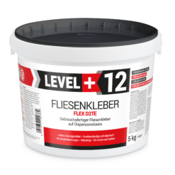 Gotowy Klej do Płytek 5KG Biały Dyspersyjny Klej do Płytek do Glazury Terakoty LEVEL+ L+12