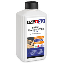 Plastyfikator do betonu 1 L uplastycznia i upłynnia LEVEL+ L+38