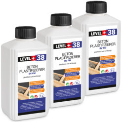 Plastyfikator do betonu 3 L uplastycznia i upłynnia LEVEL+ L+38