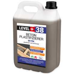Plastyfikator do betonu 5 L uplastycznia i upłynnia LEVEL+ L+38