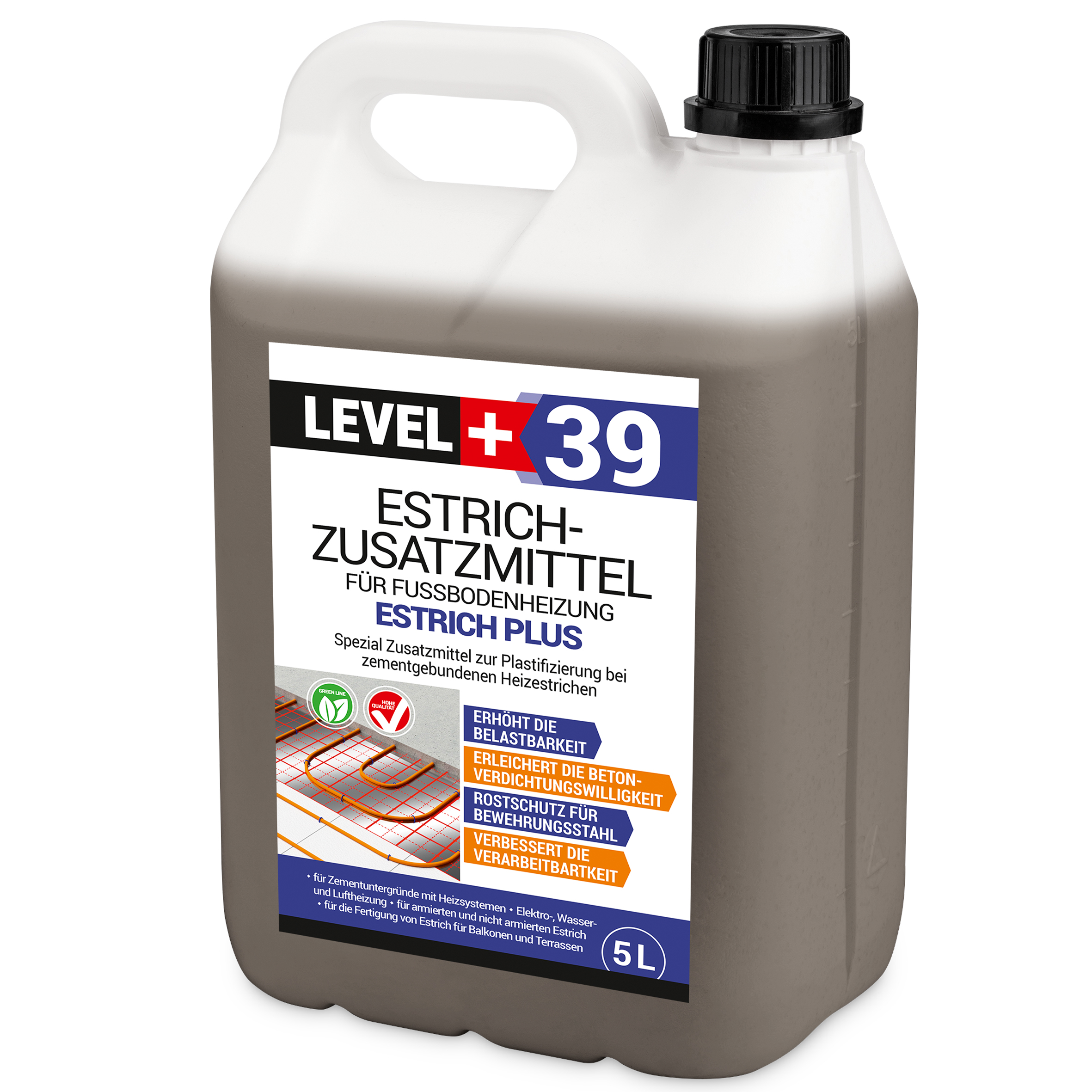 Plastyfikator do wylewek z ogrzewaniem podłogowym 5 L LEVEL+ L+39