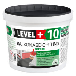 Zaprawa uszczelniająca 2K Hydroizolacja balkon taras 4KG elastyczna izolacja LEVEL+ L+10