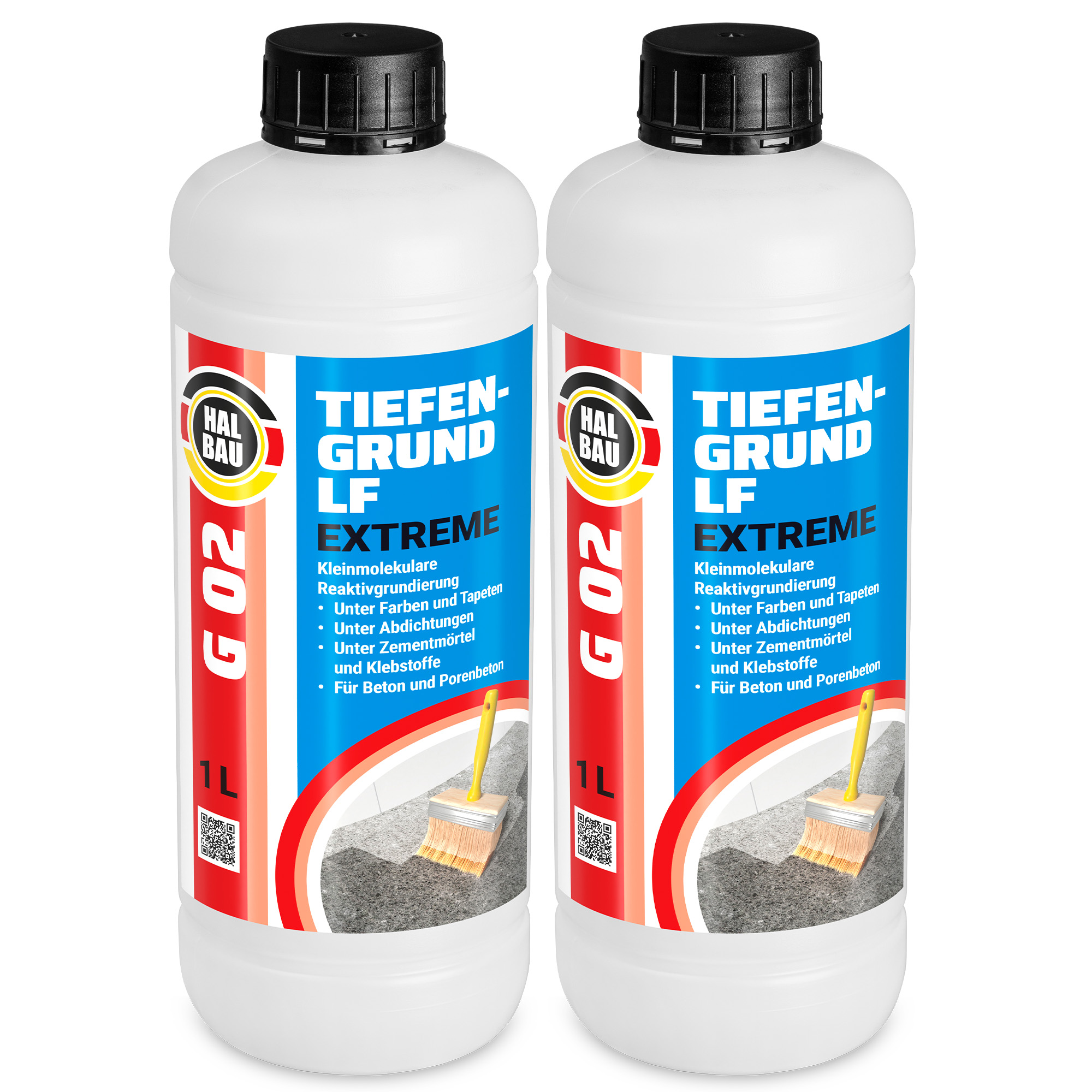 Grunt Głęboko Penetrujący Reaktywny 2L Krzemianujący Szybkoschnący Podkład Środek Gruntujący HALBAU G02