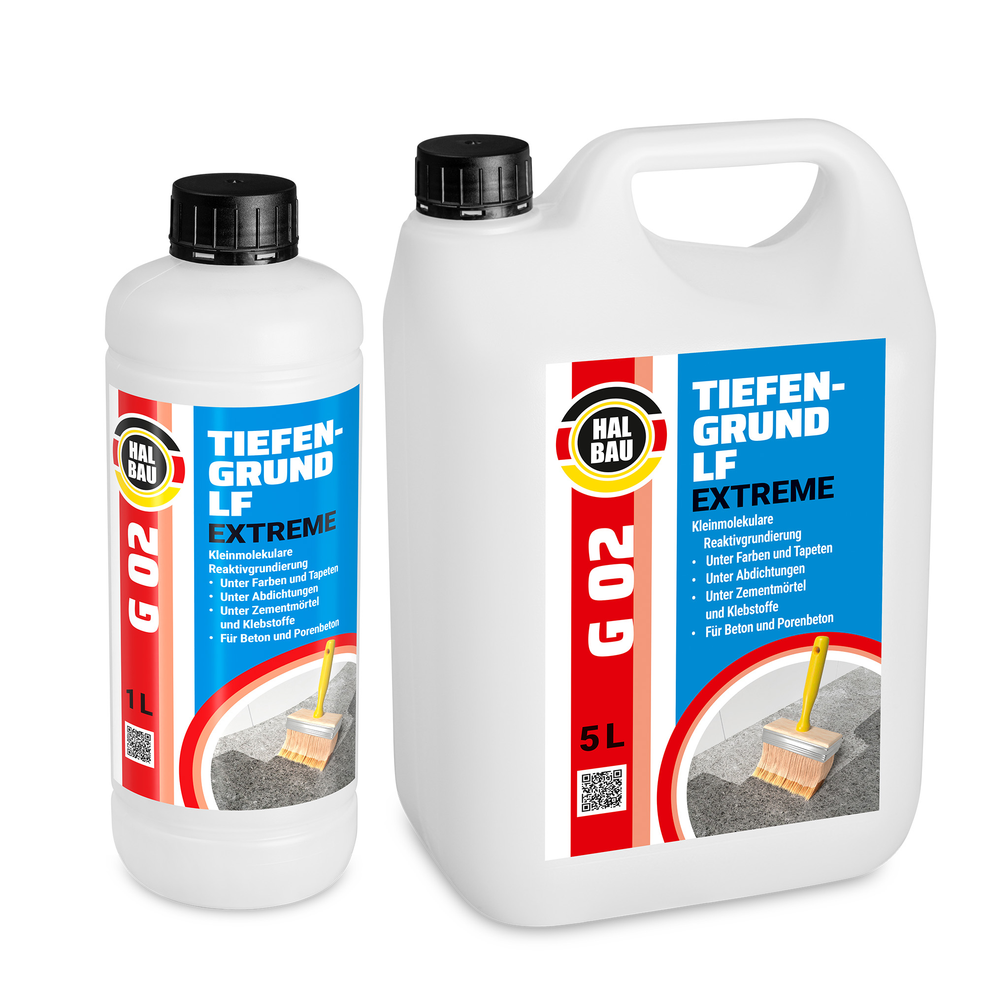 Grunt Głęboko Penetrujący Reaktywny 10L Krzemianujący Szybkoschnący Podkład Środek Gruntujący HALBAU G02 - obrazek 2