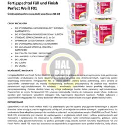 Gotowa Gładź Polimerowa 40 kg Biała do spoinowania płyt G/K wygładzania ścian i sufitów HALBAU F01