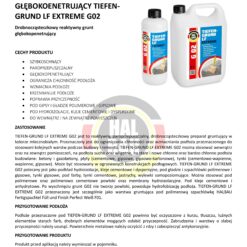 Grunt Głęboko Penetrujący Reaktywny 2L Krzemianujący Szybkoschnący Podkład Środek Gruntujący HALBAU G02