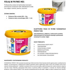 Zestaw do Hydroizolacji Folia w Płynie 4kg Taśma Uszczelniająca 5mb Łazienka Prysznic HALBAU SETH01