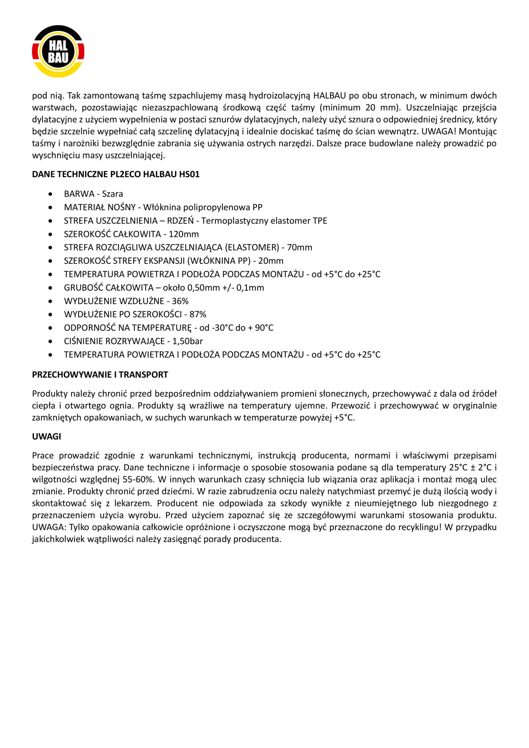 Zestaw do Hydroizolacji Folia w Płynie 4kg Grunt 1L Taśma Uszczelniająca 5mb Grunt Łazienka Prysznic HALBAU SETH05 - obrazek 13