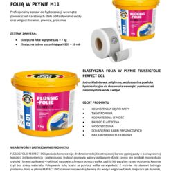 Zestaw do Hydroizolacji Folia w Płynie 7kg Taśma Uszczelniająca 5mb Grunt Łazienka Prysznic HALBAU SETH11