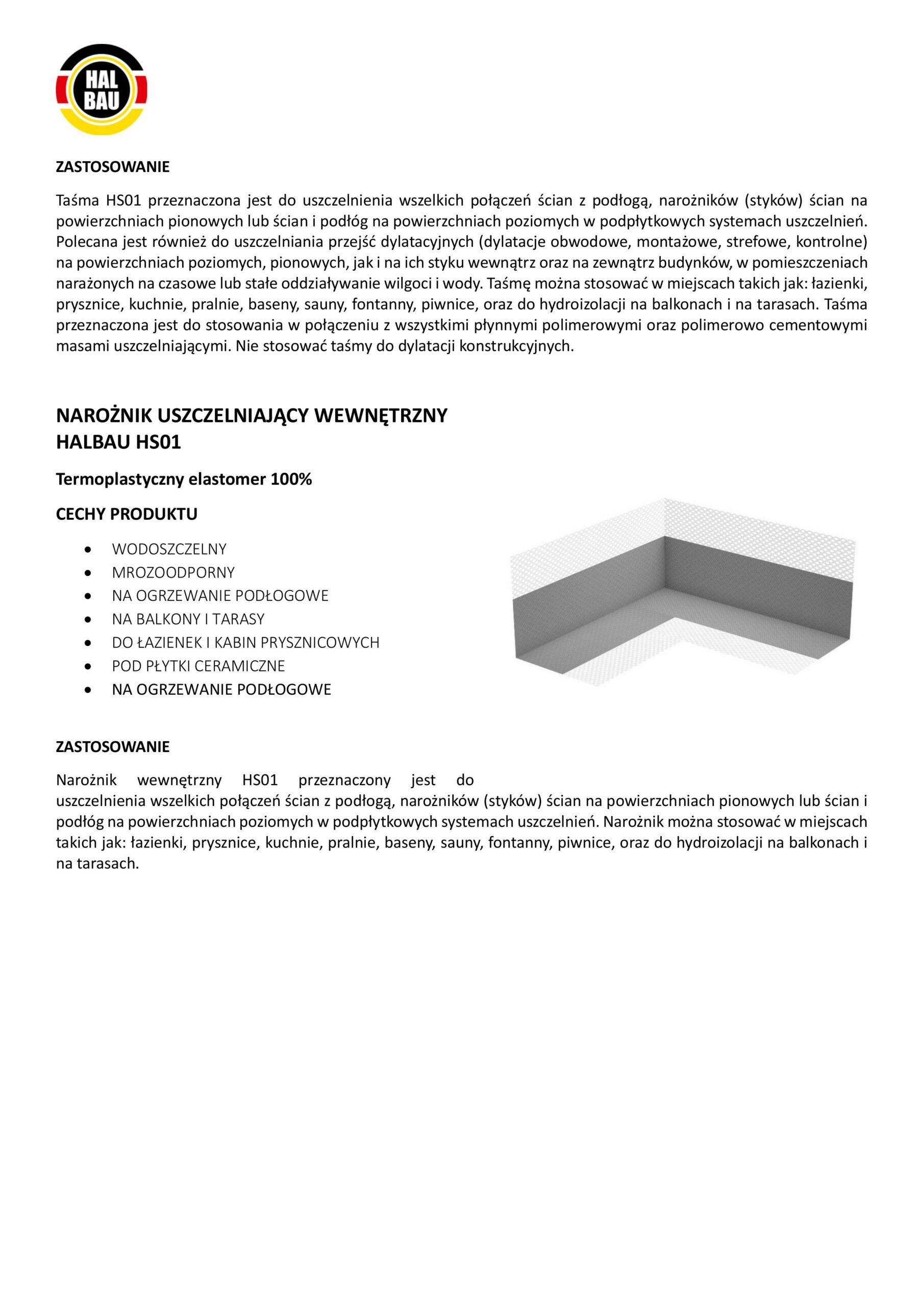 Zestaw do Hydroizolacji Folia w Płynie 7kg Taśma Uszczelniająca 5mb Łazienka Prysznic HALBAU SETH12 - obrazek 12