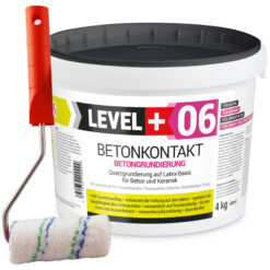 Zestaw Wałek Malarski 10cm + Grunt do betonu Betonkontakt 4kg Grunt pod tynki L+06