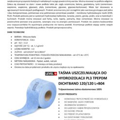 Zestaw do Hydroizolacji Zaprawa Uszczelniająca 2K 20kg Grunt 2L Taśma B04 20m Narożniki, Mankiety LEVEL+ SET28