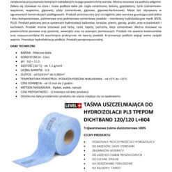 Zestaw do Hydroizolacji Zaprawa Uszczelniająca 2K 20kg Grunt 1L Taśma B04 10m Narożniki LEVEL+ SET30