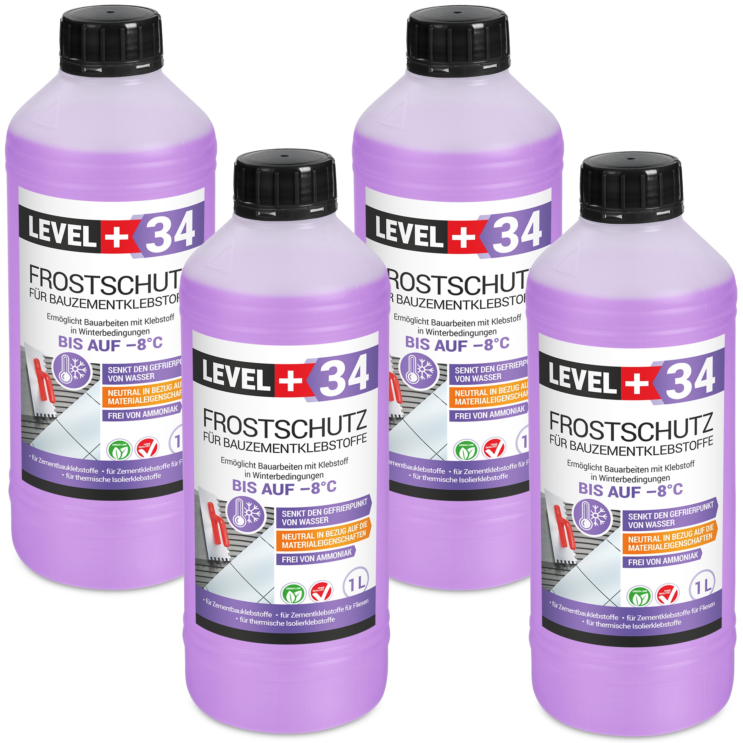 Zimowy płyn do klejów cementowych 4 L Do -8°C LEVEL+ L+34