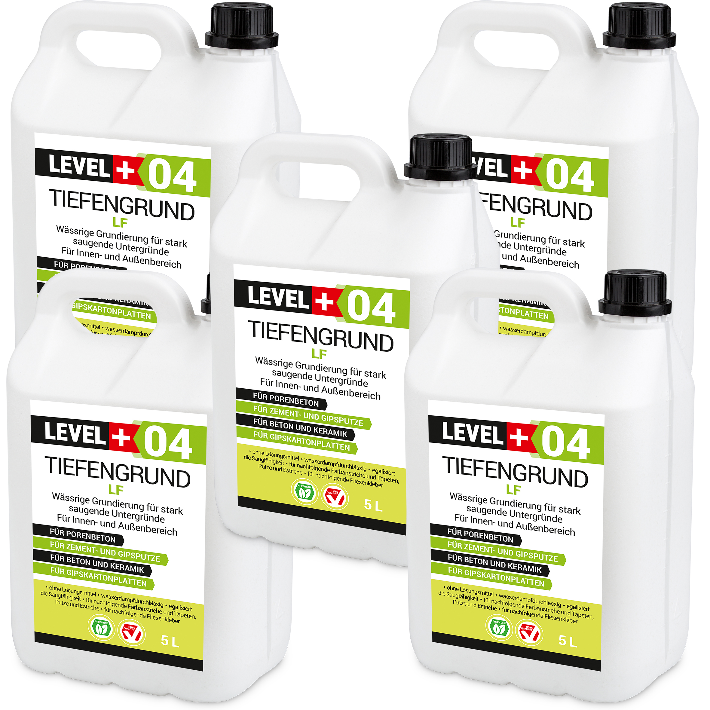 Środek gruntujący Uniwersalny podkład 25L Bezrozpuszalnikowy Grunt LEVEL+ Pod farby tapety Zaprawy cementowe Kleje do płytek L+04